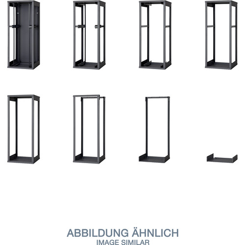 Triton RZA-42-A66-BAX-N1 19 Standschrank, zerlegbar, 42HE/600x600, schwarz