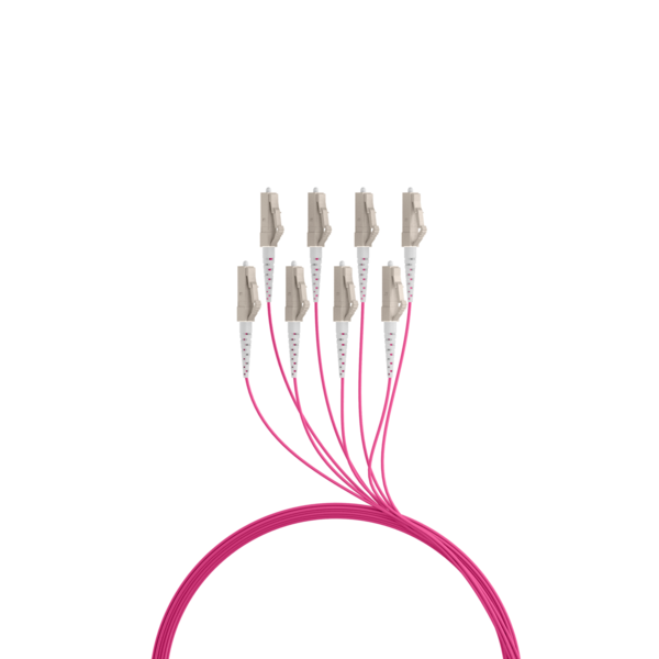 Trunkkabel U-DQ(ZN)BH OM4 8G (1x8) LC-LC -- 100m Dca LSZH