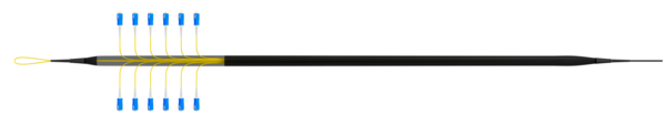 Trunkkabel U-DQ(ZN)BH OS2 12E (1x12) SC-SC -- 70m Dca LSZH G657A1