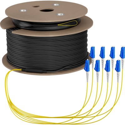 Trunkkabel U-DQ(ZN)BH OS2 8E (1x8) LC-LC -- 110m Dca LSZH G657A1