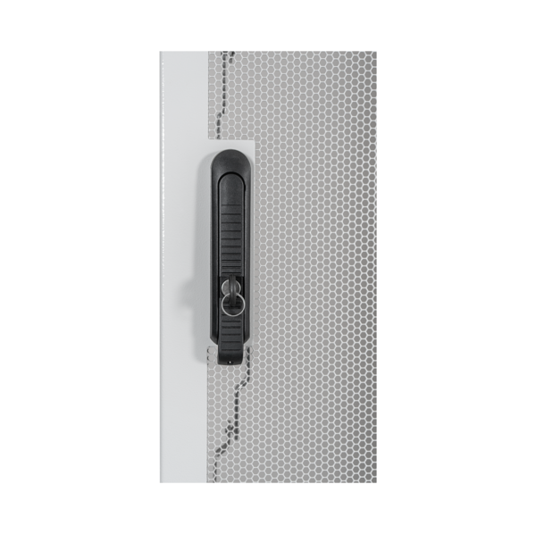 Tür für ESV 42HE, B=600, Stahl perf., 1-teilig -- RAL7035