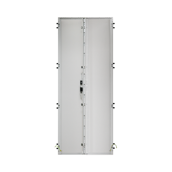 Tür für ESV 42HE, B=600, Stahl perf., 2-teilig -- RAL7035