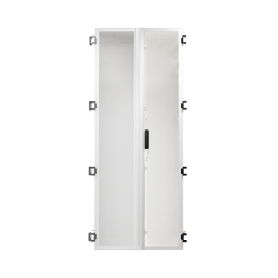 Tür für ESV 47HE, B=800, Stahl perf., 2-teilig -- RAL7035 Tür für ESV 47HE, B=800, Stahl perf., 2-teilig -- RAL7035