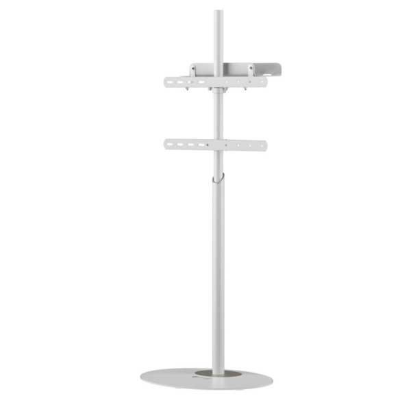 TV Bodenständer 42-65 Zoll, weißem Sockel TV + Monitorhalterungen