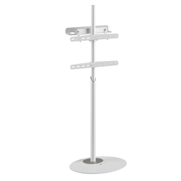 TV Bodenständer 42-65 Zoll, weißem Sockel