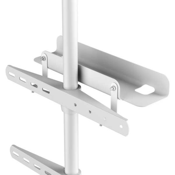 TV Bodenständer 42-65 Zoll, weißem Sockel