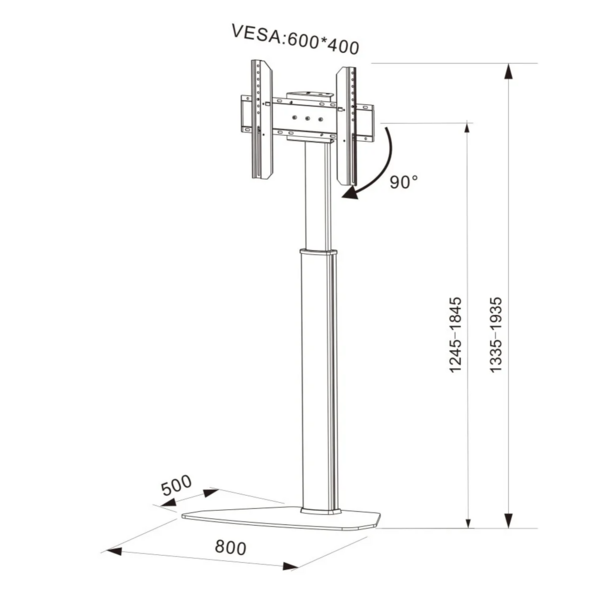 TV Standfuß für LCD/LED TV -- 32-65