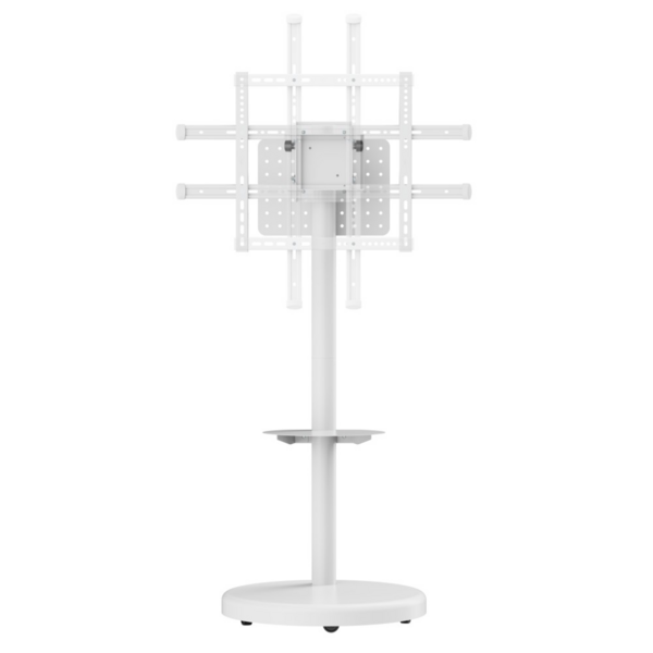 TV Trolley für LED TV 37-86 Zoll, mit Ablage weiß