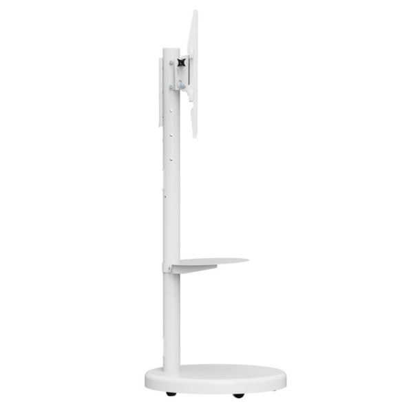 TV Trolley für LED TV 37-86 Zoll, mit Ablage weiß