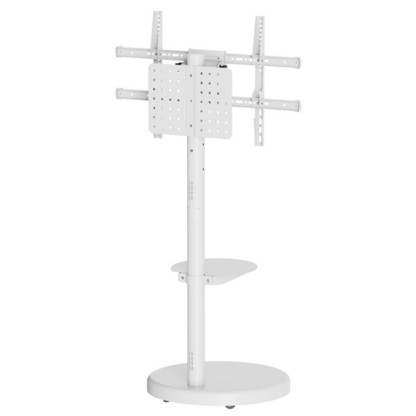 TV Trolley für LED TV 37-86 Zoll, mit Ablage weiß