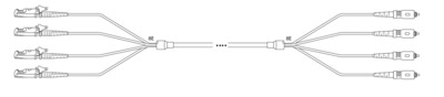 U-DQ(ZN) BH G657A 9/125µmm E2000©-APC/SC -- 4E 1,0m U-DQ(ZN) BH G657A 9/125µmm E2000©-APC/SC -- 4E 1,0m