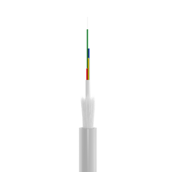 UC home fibre idrop 900 I-VH OS2 4E (1x4) Dca , 500N LSZH weiss 4,5mm G657A2