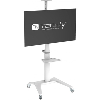 Ultra-moderner TV-Wagen aus Aluminium -- weiß,für Fernseher von von 37 Ultra-moderner TV-Wagen aus Aluminium -- weiß,für Fernseher von von 37