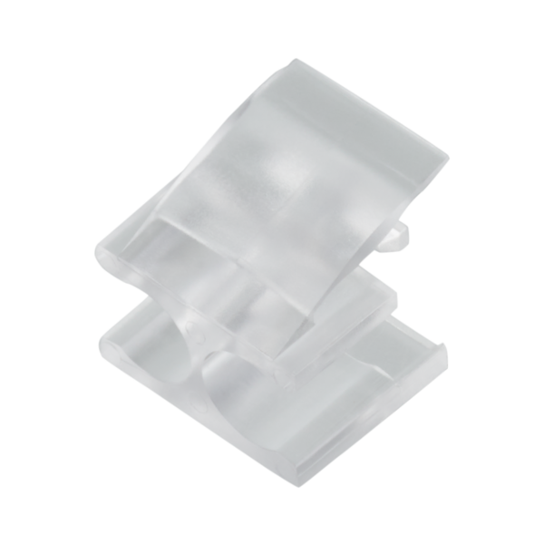 Universal Clip für LC Duplex -- transparent, wieder lösbar