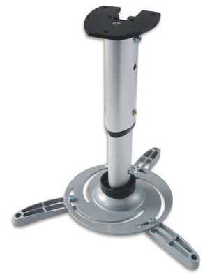 Universal-Deckenhalterung für Beamer -- ausziehbar, 30-37 cm, Silber Universal-Deckenhalterung für Beamer -- ausziehbar, 30-37 cm, Silber