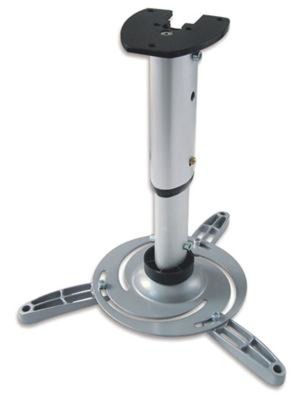 Universal-Deckenhalterung für Beamer -- ausziehbar, 60-102 cm, Silber Universal-Deckenhalterung für Beamer -- ausziehbar, 60-102 cm, Silber