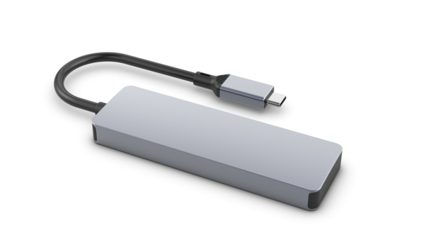 USB 3.2 Hub 4-Port, 4x USB-C, 10Gbps, Alu, passiv, USB-C