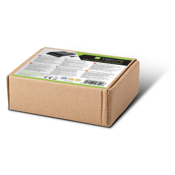 USB-C Stecker Chipkartenleser, schwarz --