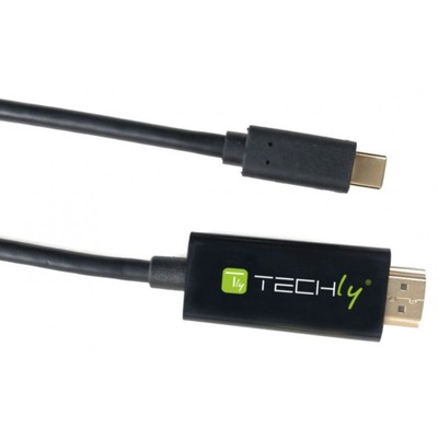 USB Typ C zu HDMI Alternate Kabel, 4K -- 2m, schwarz