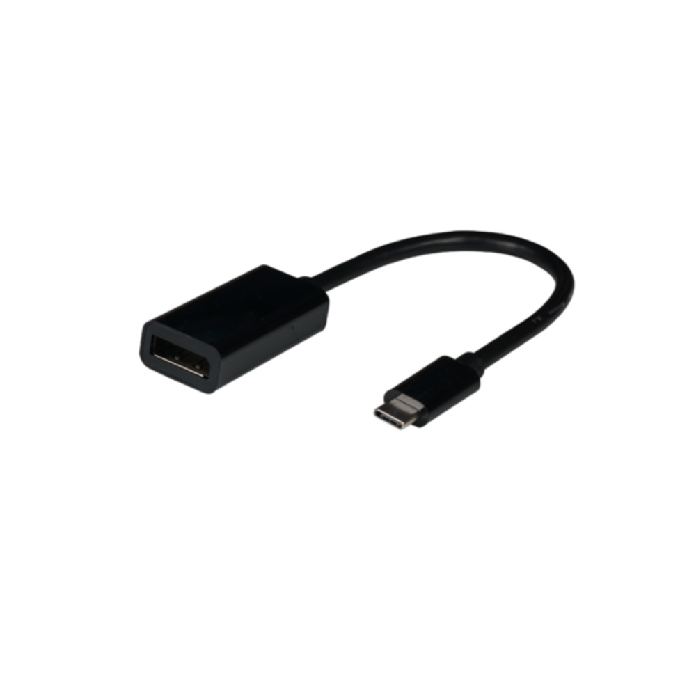 USB USB Typ C - DP1.4 Adapter, 8K60Hz, schwarz - 1 VPE = 250 Stück USB