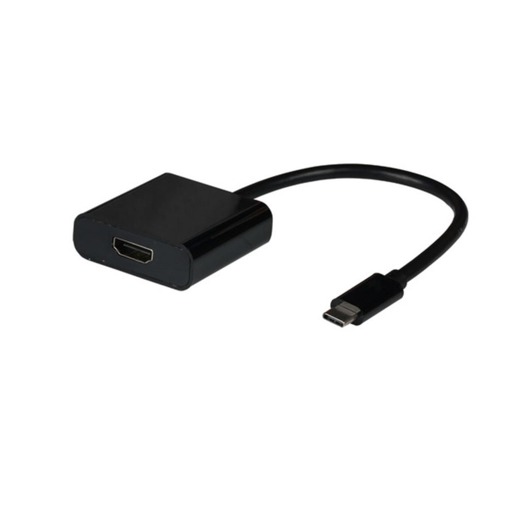 USB USB Typ C - HDMI Adapter, 4K60Hz, schwarz - 1 VPE = 250 Stück USB