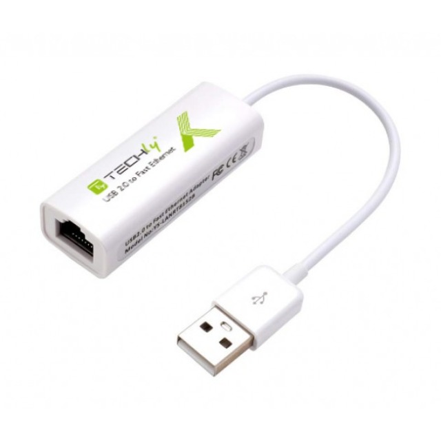 USB2.0 Konverter auf RJ45 Fast Ethernet, 