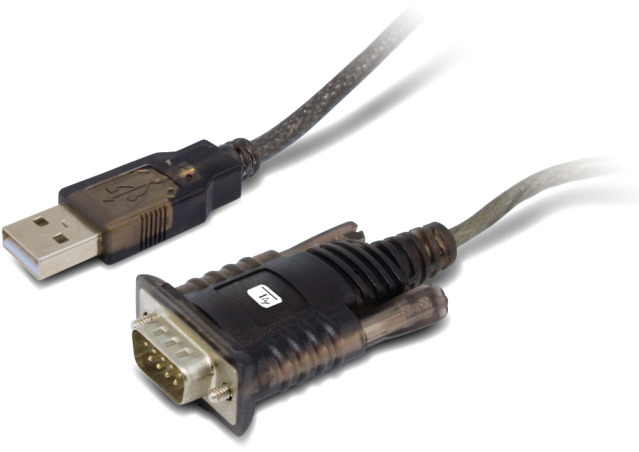 USB2.0 Konverterkabel auf Dsub9/RS-232, 1,5 m USB2.0 Konverterkabel auf Dsub9/RS-232, 1,5 m