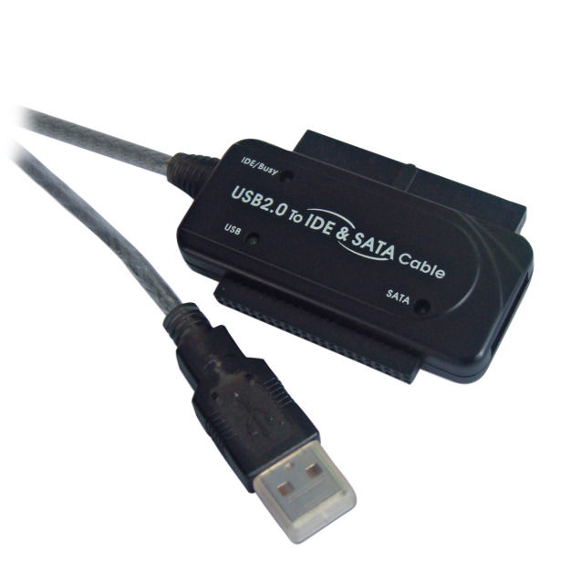 USB2.0 SATA+IDE Konverter mit externem Netzteil USB2.0 SATA+IDE Konverter mit externem Netzteil