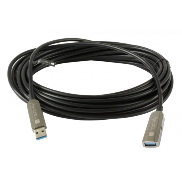 USB3.0 AOC Kabel, A-A, St-Bu., Schwarz 10 m USB3.0 AOC Kabel, A-A, St-Bu., Schwarz 10 m