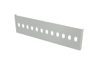 Verteilerplatte 12 SC-Duplex für -- Miniwandverteiler 53605.1V2