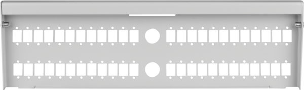 Verteilerplatte 48 SC-Simplex  -- für Wandverteiler 53604.1V2 (32cm )