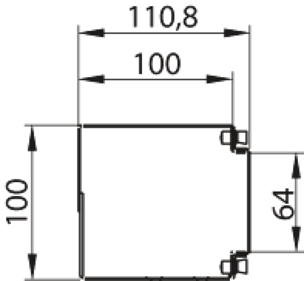 Vertikales Kabelmanagement 47HE, 1 Stk. -- RAL9005, für PRO