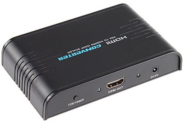 VGA + Audio zu HDMI Konverter, Scaler