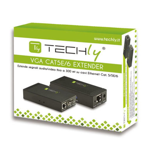 VGA- und Audio-Extender über Cat. 5/5e/6 (300m) VGA- und Audio-Extender über Cat. 5/5e/6 (300m)