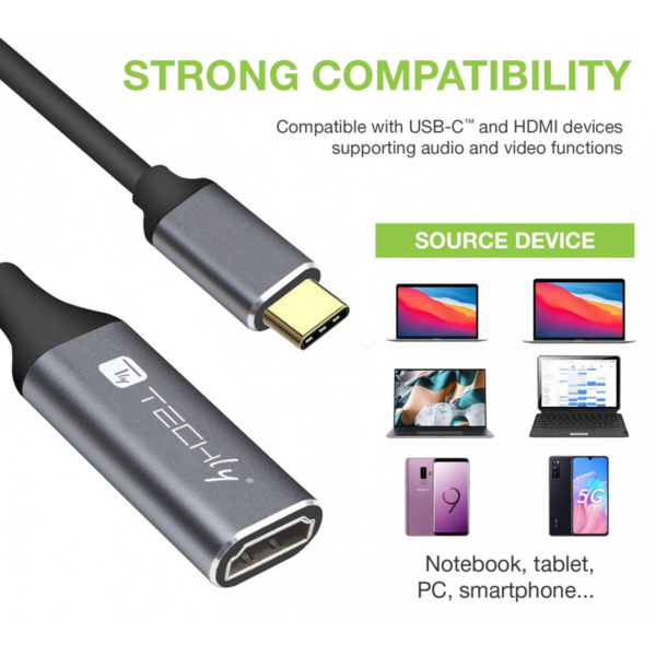 Video Grabber HDMI 4K@30Hz to USB-C? 3.2, 1080P 60fps Streaming/Aufnahme