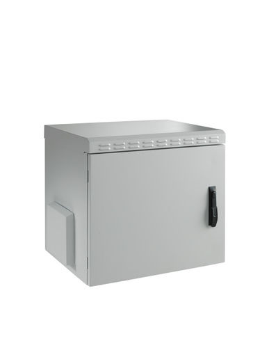 Wandgehäuse 7HE IP55, Tiefe 450 mm, RAL7035 Wandgehäuse 7HE IP55, Tiefe 450 mm, RAL7035