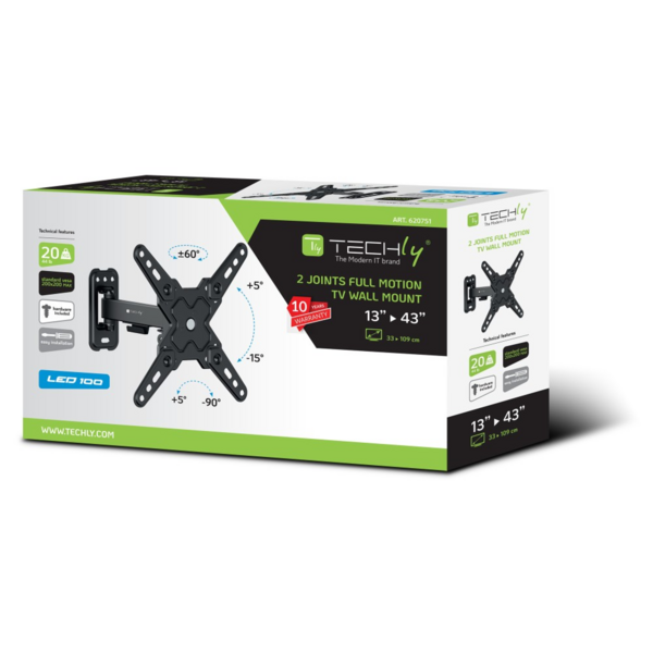 Wandhalterung 2 Gelenken für 13-42