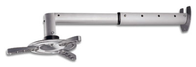 Wandhalterung für Beamer, ausziehbar, 35.8-57.8 cm, Silber Wandhalterung für Beamer, ausziehbar, 35.8-57.8 cm, Silber