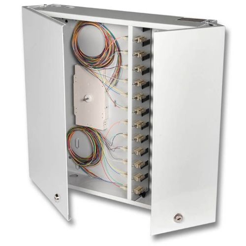 Wandverteiler 48x E2000-APC,Pigtails/Kupplung Wandverteiler 48x E2000-APC,Pigtails/Kupplung