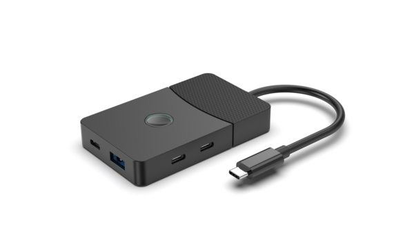 Wireless HDMI Extender mit 5in1 Dockingstation, 1080p/2xUSB-A/1xUSB-C/PD/HDMI HDMI