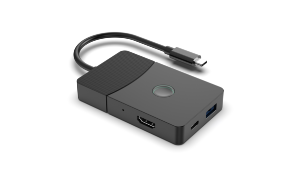 Wireless HDMI Extender mit 5in1 Dockingstation, 1080p/2xUSB-A/1xUSB-C/PD/HDMI