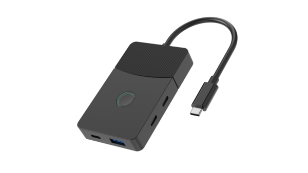 Wireless HDMI Extender mit 5in1 Dockingstation, 1080p/2xUSB-A/1xUSB-C/PD/HDMI