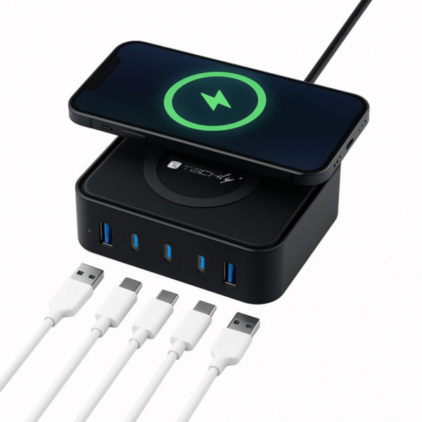 Wireless Ladestation 65W 3xUSB-C? - 2xUSB-A