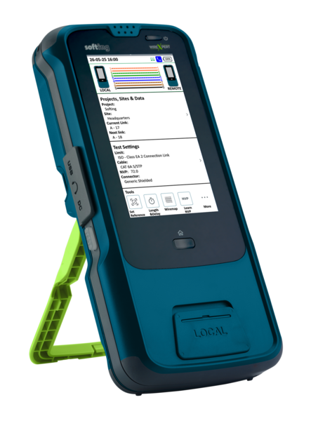 WireXpert MP C6A LAN Kupferkabel-Zertifizierer -- Klasse D bis F , 600 MHz