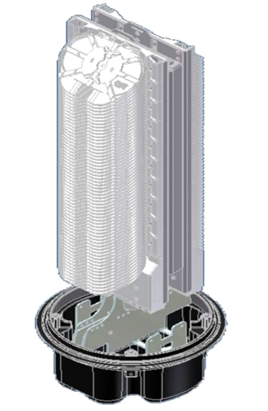 Zubehör Spleißkassetten ANT 4 Kassetten -- (4x12) 6mm hoch