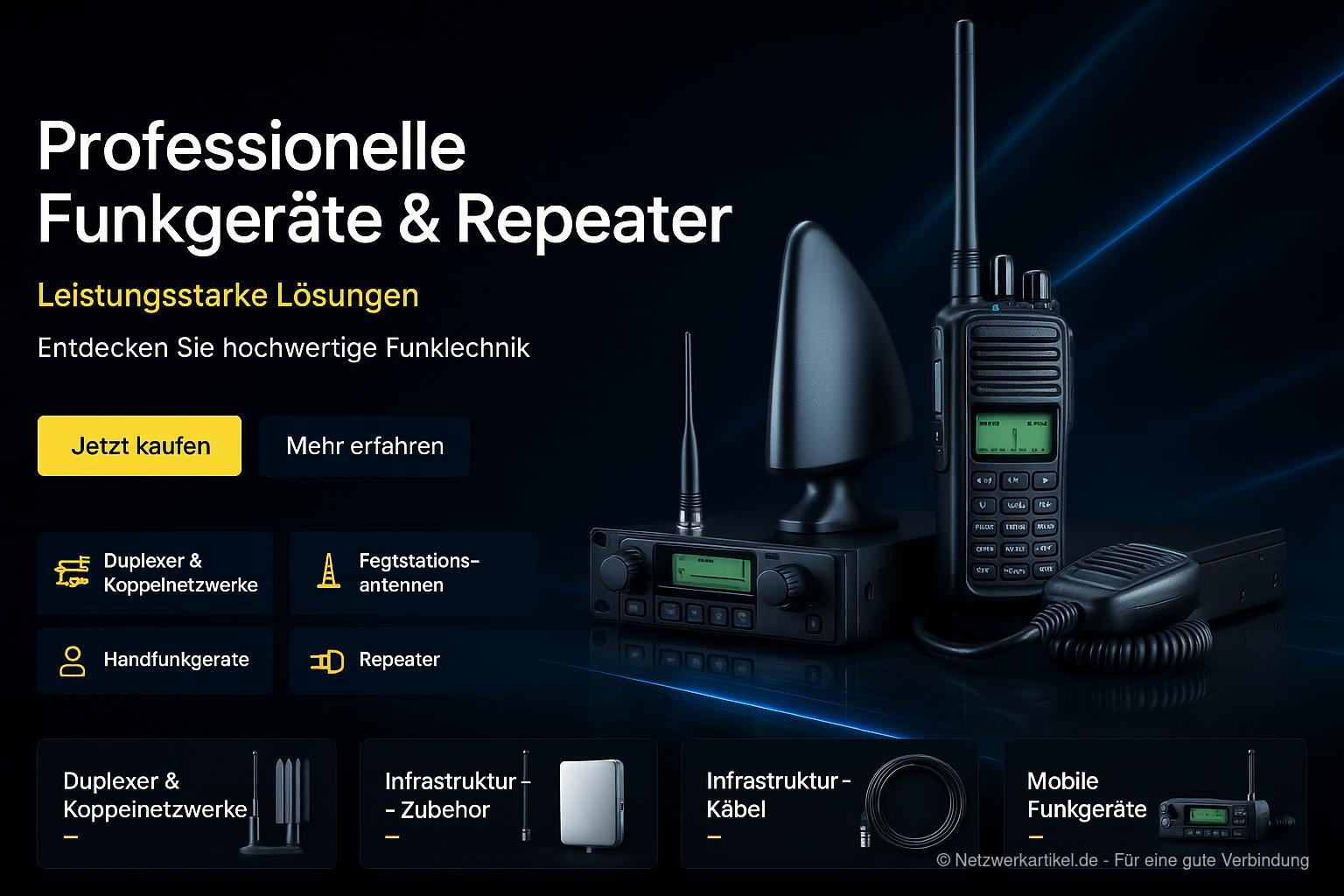 Professionelle Funkgeräte & Repeater online kaufen