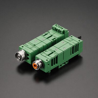 FTTH Hutschienenadapter,2x SC/APC Kupplung, Laser-Schutz integriert