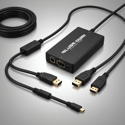 HDMI Extender mit eingebautem Kabel, 30m
