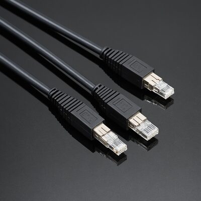 Mini Zip Twin Duplex Kabel für direkten Steckeranschluß, I-V (ZN) H, OM1, 1,8mm