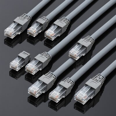 RJ45 Patchkabel Cat.5e SF/UTP PVC CCA grau